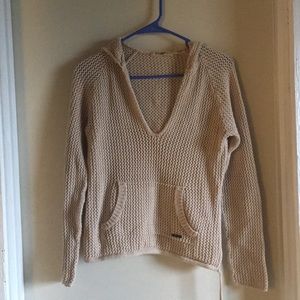 Stamp 10 Open Knit Hooded Sweater